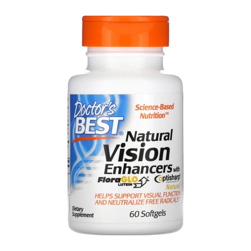 DOCTOR'S BEST Natural Vision Enhancers 60 softgels