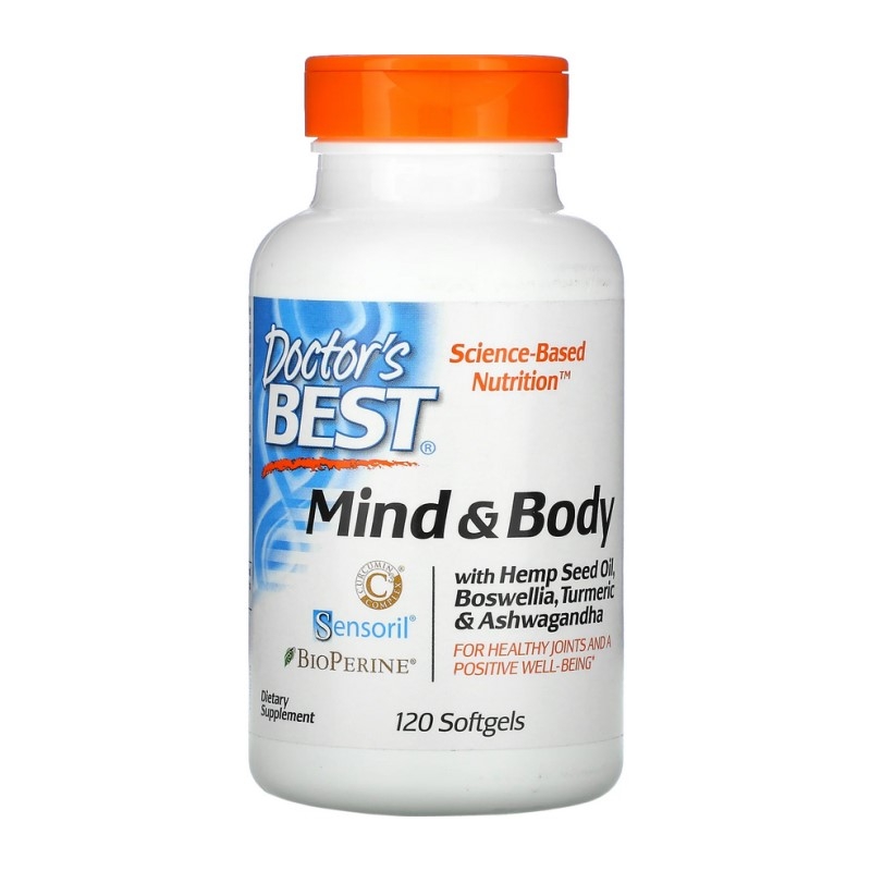 DOCTOR'S BEST Mind and Body 120 softgels