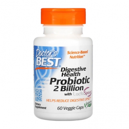 DOCTOR'S BEST Probiotic 2 Billion LactoSpore 60 vcaps