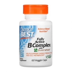 DOCTOR'S BEST Fully Active B-Complex 60 veg caps.
