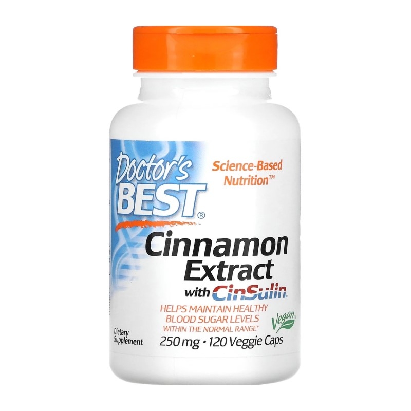 DOCTOR'S BEST Cinnamon Extract 125mg 60kap.