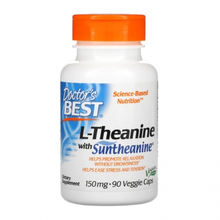 DOCTOR'S BEST L-Theanina 150 mg 90 veg caps.