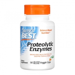 DOCTOR'S BEST Proteolytic Enzymes 90 vcaps.