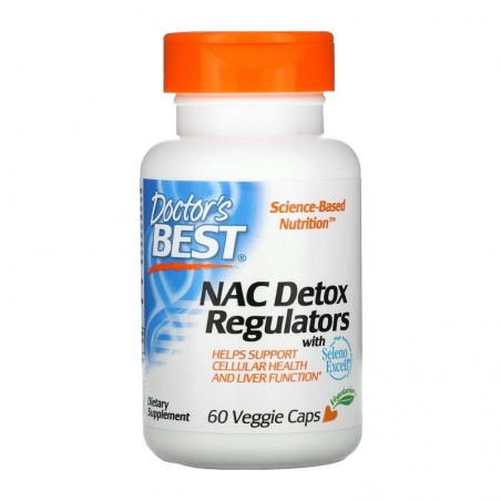 DOCTOR'S BEST NAC Detox Regulators 60 veg caps.