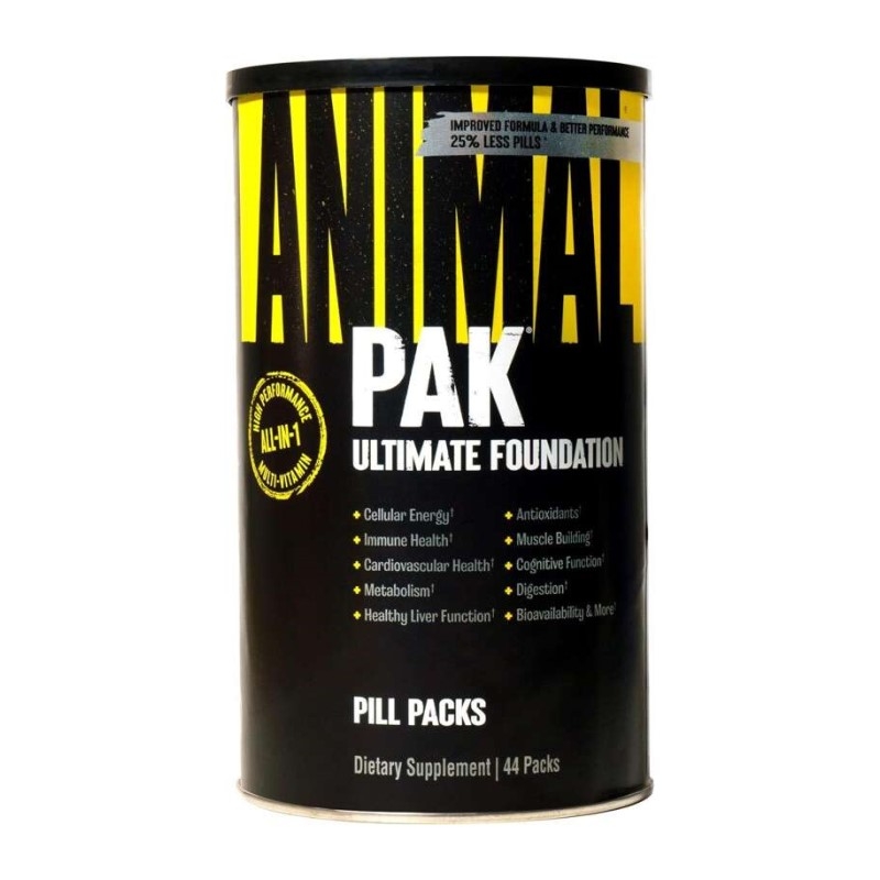 Universal Animal Pak 44 Multivitamin Pill Packs for Bodybuilders