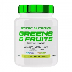 SCITEC Vita Greens & Fruits 600 g Gruszka z trawą cytrynową