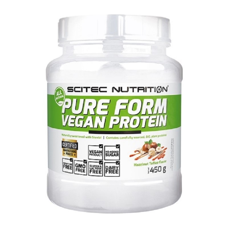 SCITEC Pure Form Vegan Protein 450g