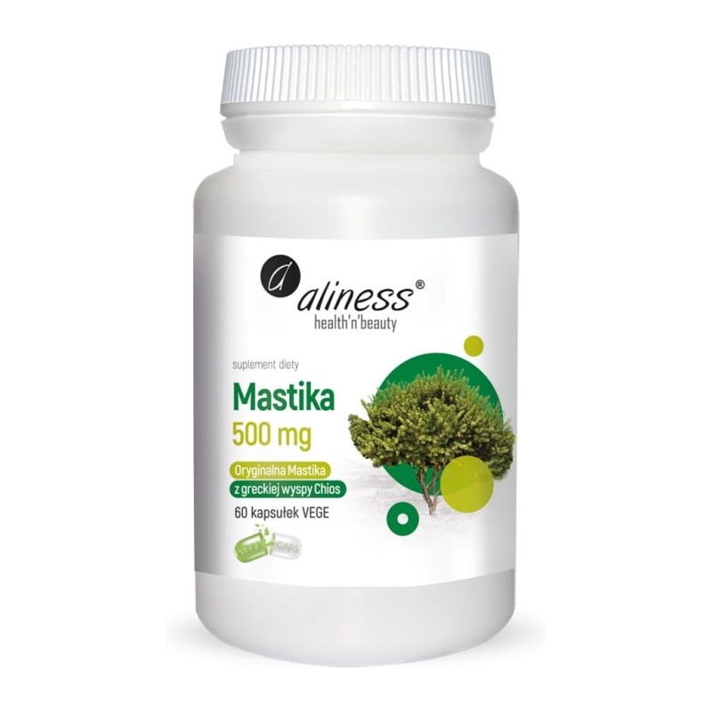 ALINESS Mastika Pistacia 500 mg 60 veg caps.