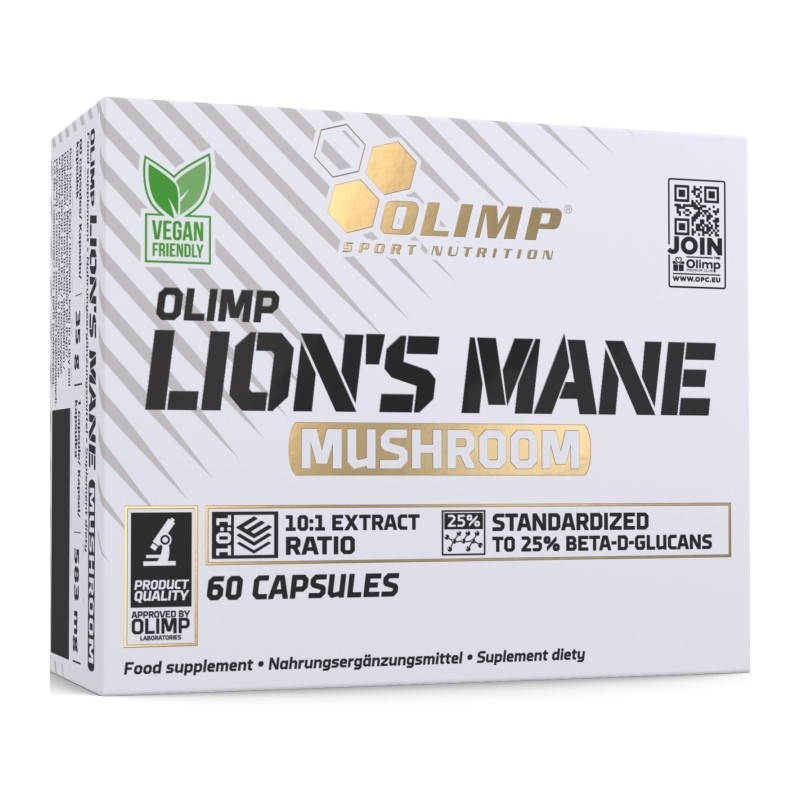 OLIMP Lions Mane Mushroom 60 caps.