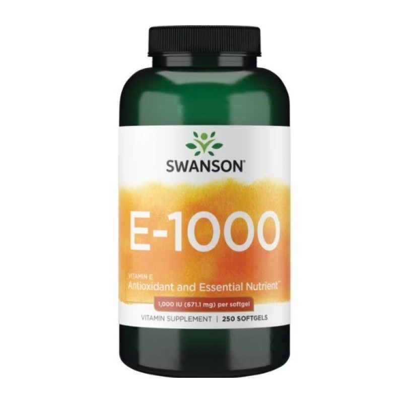 SWANSON Witamina E-1000 250 gels.