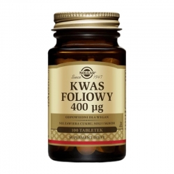 SOLGAR Kwas Foliowy (Hipoalergiczny) 100 tabs.
