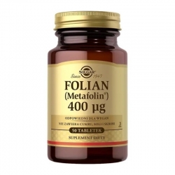 SOLGAR Folian 800 mcg (Metafolin) 100 tabs.