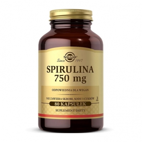 SOLGAR Spirulina 750 mg 80 caps.