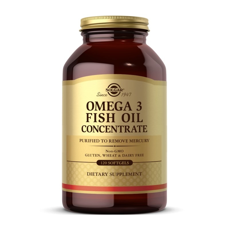 SOLGAR Omega 3 Fish Oil Concentrate 120 gels