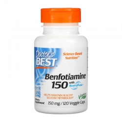 DOCTOR'S BEST Benfotiamine 150 mg 120 veg caps.