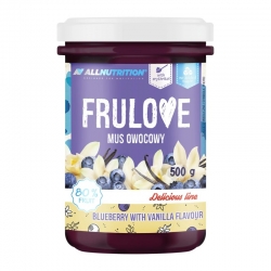 ALLNUTRITION Frulove Mus owocowy 500 g Blueberry With Vanilla