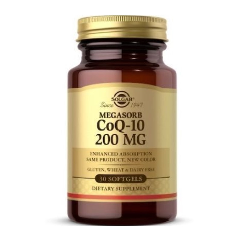 SOLGAR Megasorb CoQ10 200 mg 30 softgels