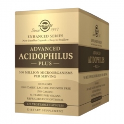 SOLGAR Advanced Acidophilus Plus 120 veg caps.