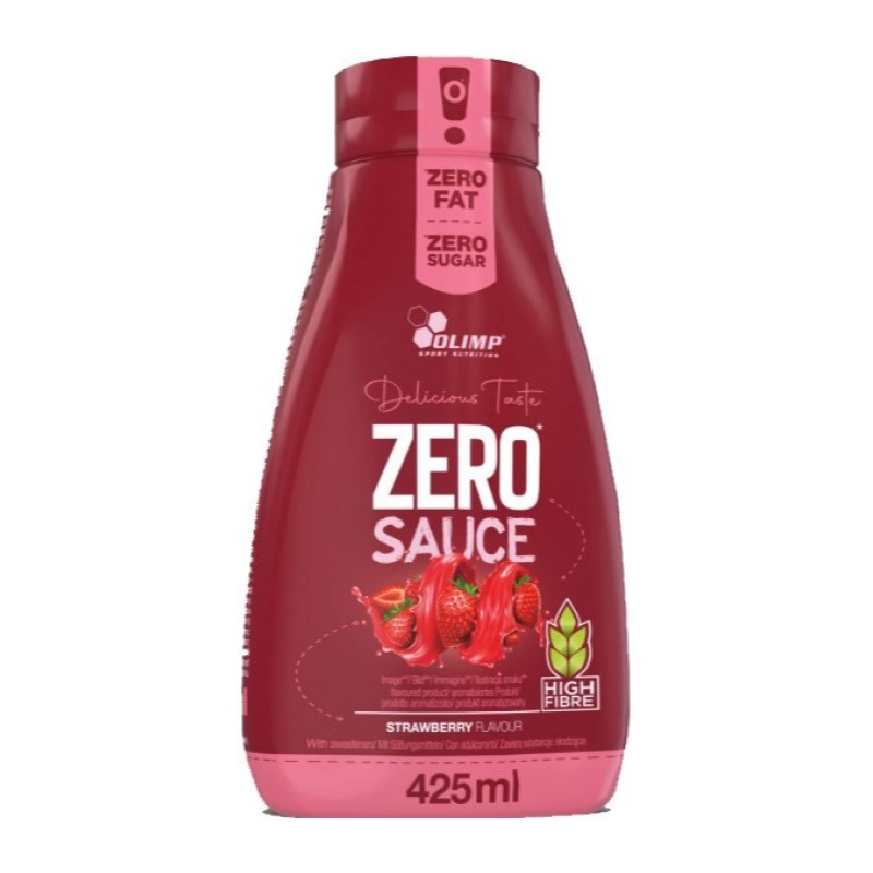 OLIMP Zero Sauce 425 ml Truskawka
