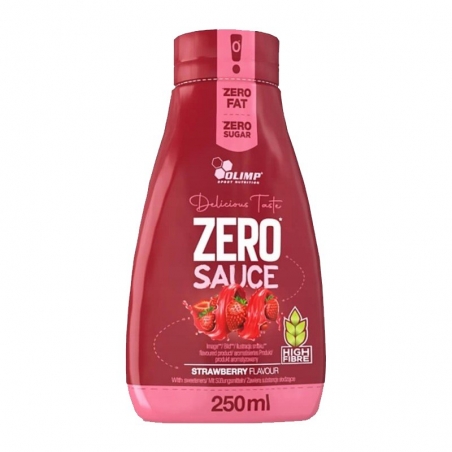 OLIMP Zero Sauce 250 ml Truskawka