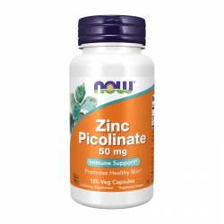 NOW FOODS Zinc Picolinate 50 mg 120 vcaps.