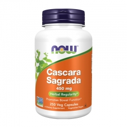 NOW Foods Cascara Sagrada 450 mg - 250 tablets