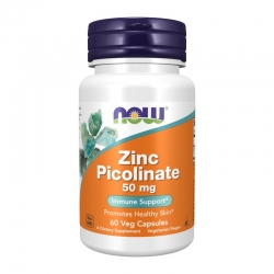 NOW FOODS Zinc Picolinate 50 mg 60 veg caps.