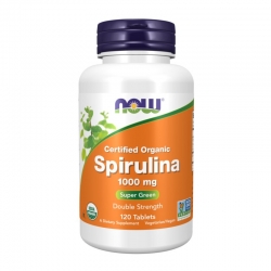 NOW FOODS Spirulina Organic 1000 mg 120 tabl.