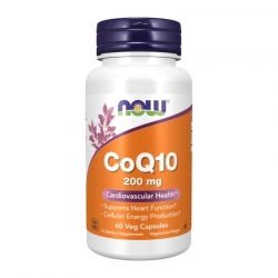 NOW Foods CoQ10 200 mg - 60 kaps.