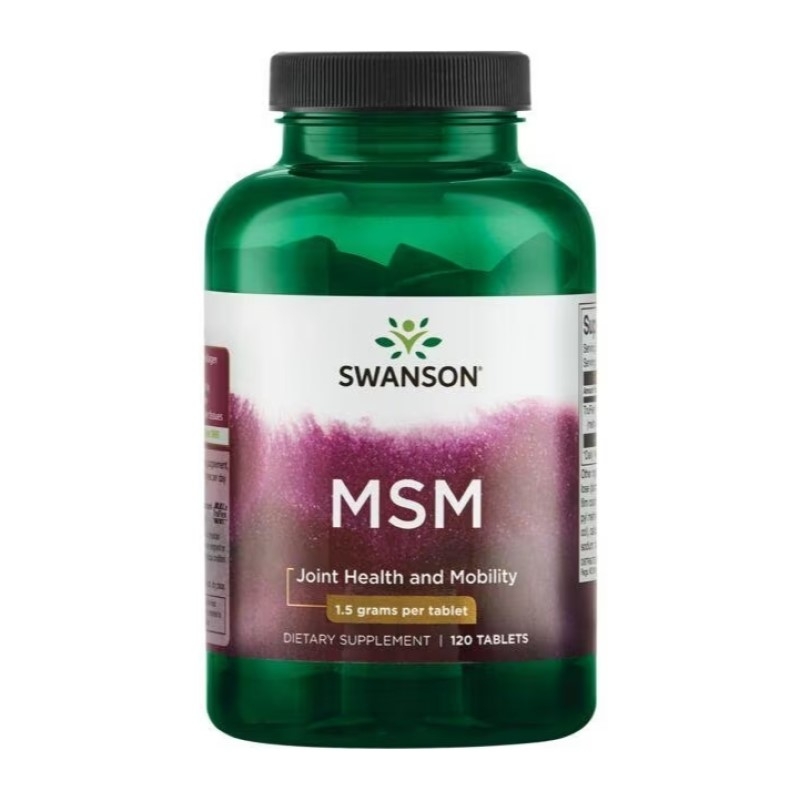 SWANSON MSM 1500 mg 120 tabs.