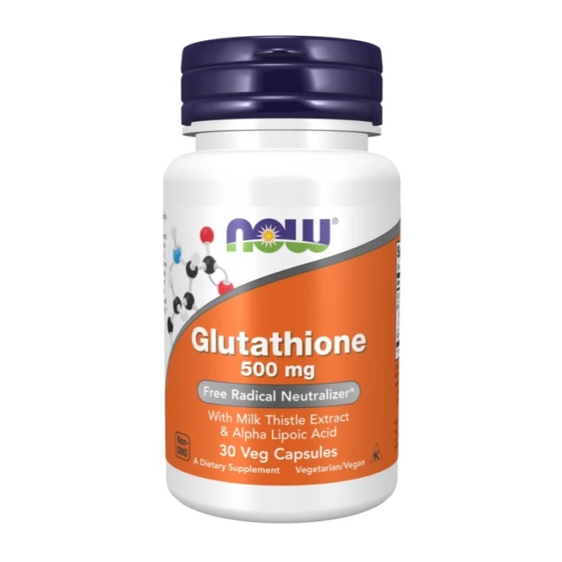 NOW FOODS Glutathione 500 mg 30 veg caps.