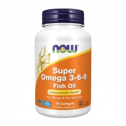 NOW FOODS Super Omega 3-6-9 90 gels.
