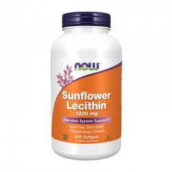 NOW FOODS Sunflower Lecithin 1200 mg 200 kaps.