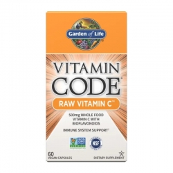 GARDEN OF LIFE Vitamin Code RAW Vitamin C 60 veg caps.