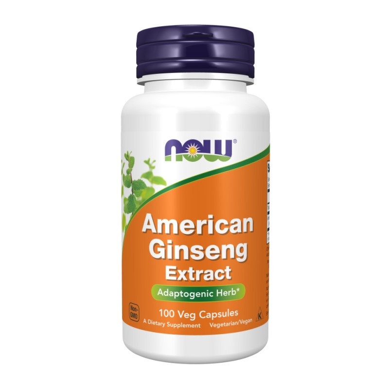 NOW FOODS American Ginseng 500 mg 100 veg caps.