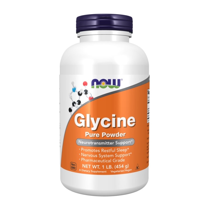 NOW FOODS Glicyne 100% Pure Powder 454 g