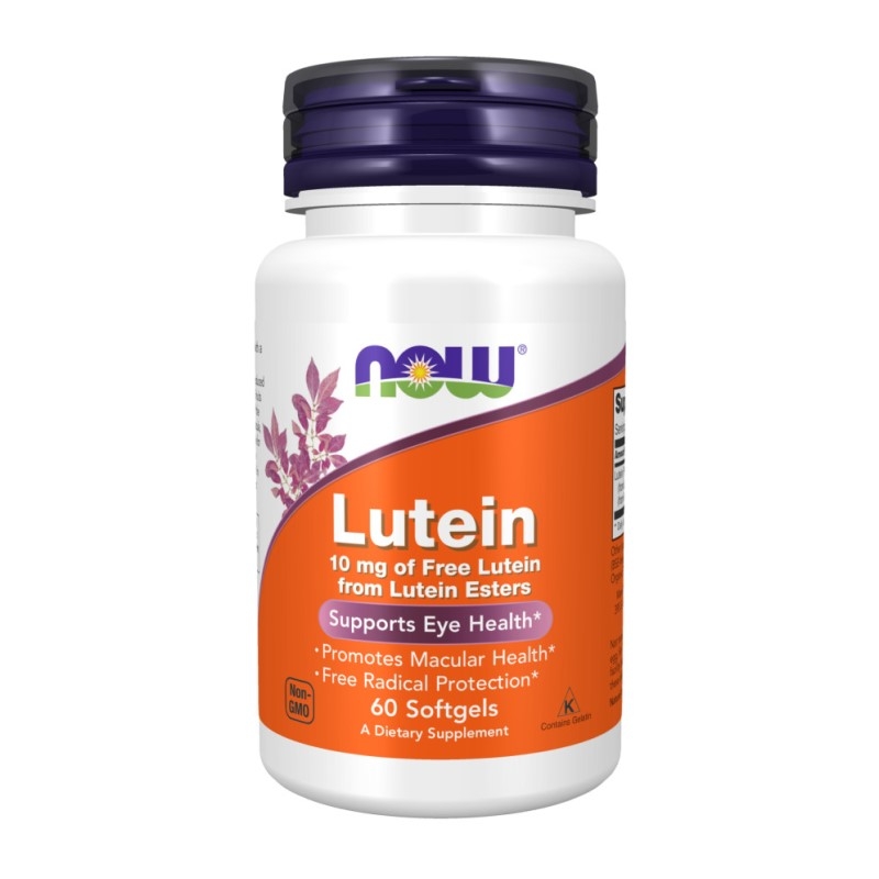 NOW FOODS Luteina 10 mg 60 softgels