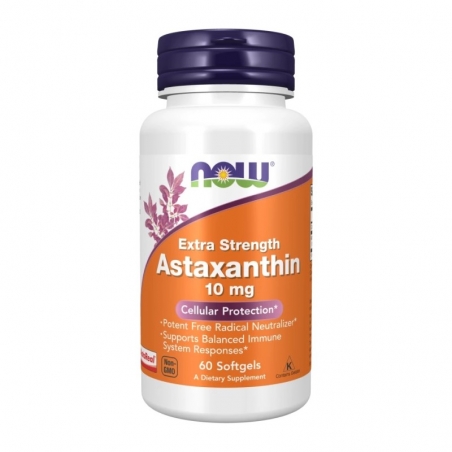 NOW FOODS Astaxanthin 10 mg 60 softgels