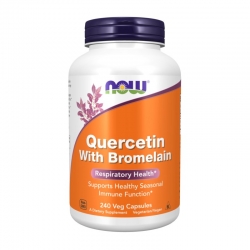 NOW FOODS Quercetin With Bromelain 240 vcaps.