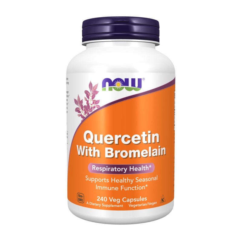 NOW FOODS Quercetin With Bromelain 240 vcaps.