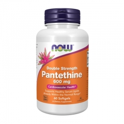 NOW Foods Pantethine Double Strength 600mg 60 gels.