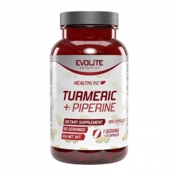 EVOLITE Turmeric+Piperine 120 kaps.