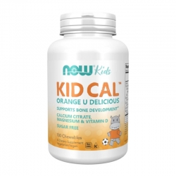NOW FOODS Kid Cal Orange 100 tabletki do żucia