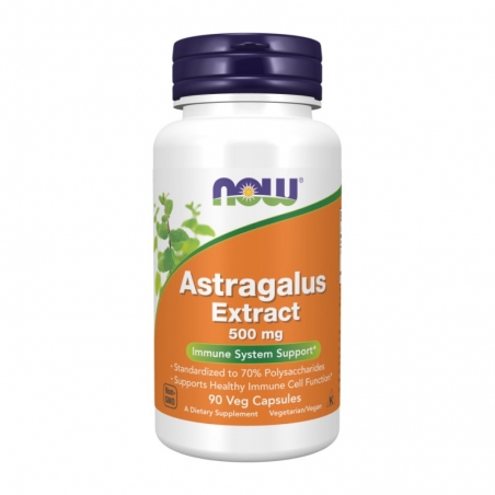 NOW FOODS Astragalus Extract 500 mg 90 veg caps.
