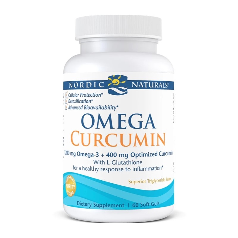 NORDIC NATURALS Omega Curcumin 1200 mg 60 gels.