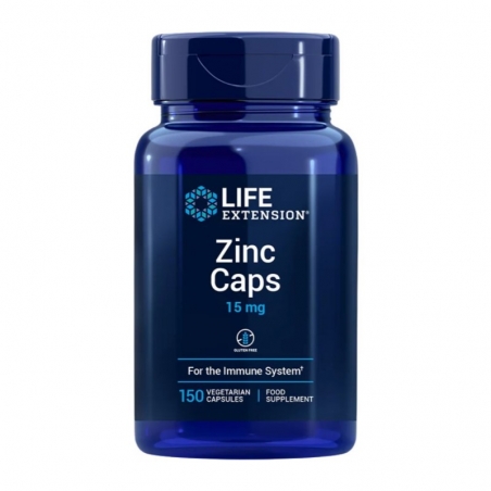 LIFE EXTENSION Zinc 15 mg 150 veg caps.