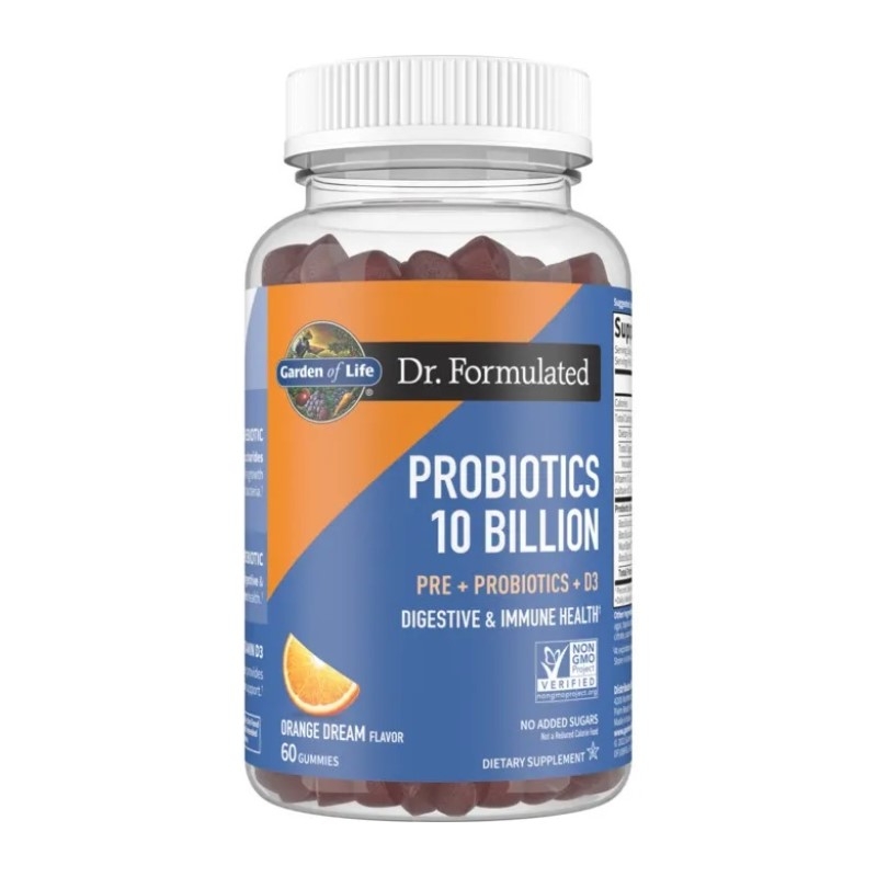 GARDEN OF LIFE Dr.Formulated Probiotics 10 Billion Orange Dream 60 gummies