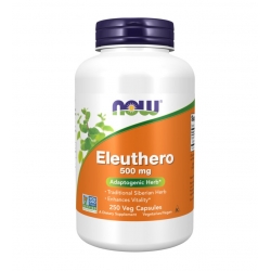 NOW FOODS Eleuthero 500 mg 250 veg caps.