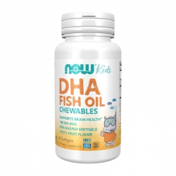 NOW FOODS DHA Kids Chewable 100mg 60 gels.