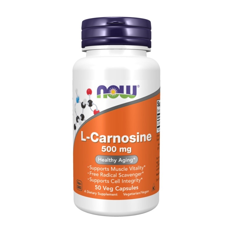 NOW FOODS L-Carnosine 500 mg 50 weg.kaps.